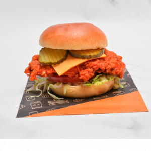 Crispy Buffalo Burger Meal